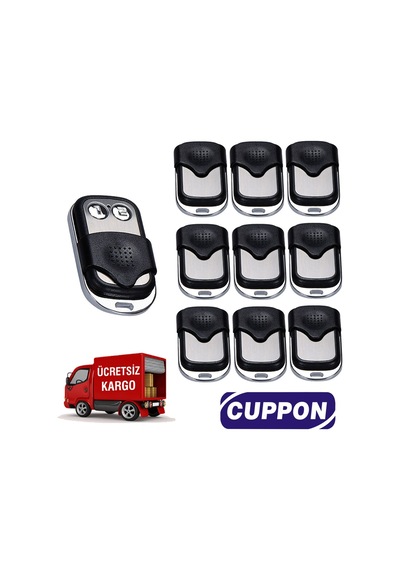 Cuppon 2bk 2 Kanallı 433.92 Mhz Panjur Kepenk Kumandası 10 Adet N11.155