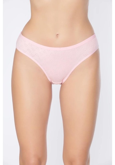 12 Adet Tutku Elit Bayan Jakarlı Bikini Külot Karışık Renk 2708 Çok Renkli