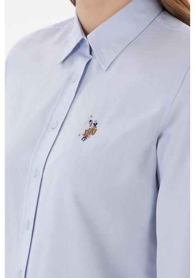 U.s. Polo Assn. Kadın Açık Mavi Gömlek Basic 50298103-vr003 Acık Mavı Açık Mavi
