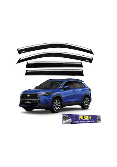 Niken Toyota Corolla Cross Cam Rüzgarlığı Kromlu 2020+ Niken 047 Ty37 02 01