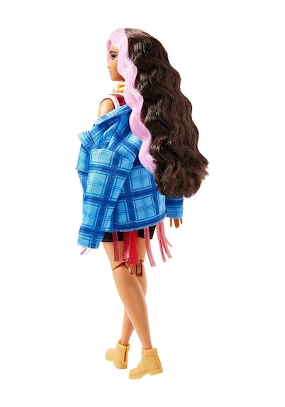 Hdj46 Barbie Extra - Ekose Ceketli Bebek