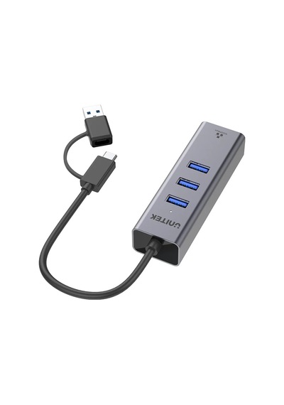 Unitek 4-in-1 Ethernet Hub Y-3088b Ttkunı0016