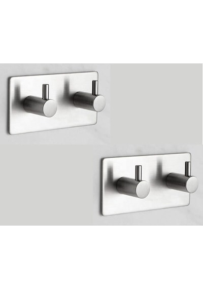 Zift Unique Paslanmaz Çelik Havlu / Bornoz Askısı / 2 Adet Ikili Askılık / Banyo Mutfak Havlu Askısı Diğer