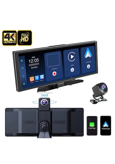 Yeni Tasarım Kablosuz Ekranlı Hassas Dokunmatik Carplay Android Auto Uyumlu 4k 10.2 Inç Çift Kameralı Araç Multimedya Ekranı 10.2" Yeni Tasarım Kablosuz Ekranlı Hassas Dokunmatik Carplay Android Auto Uyumlu 4k 10.2 Inç Çift Kameralı Araç Multimedya Ekranı 10.2"