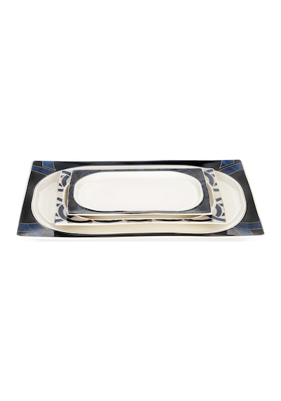Schafer Glamor Blue Line Yemek Takımı-60 Parça-mavi