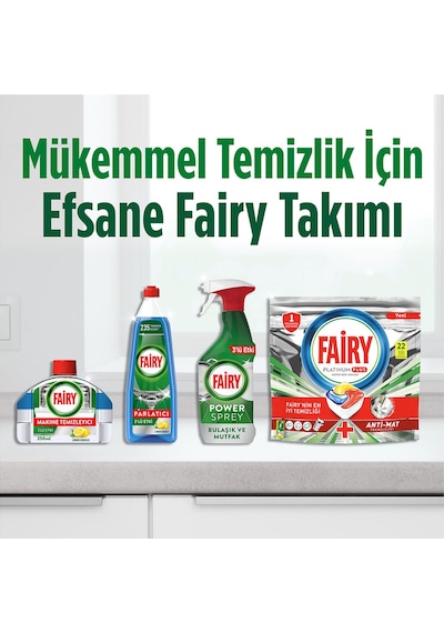 Fairy Bulaşık Makinesi Temizleyici, Derinlemesine Temizlik, Sıvı,