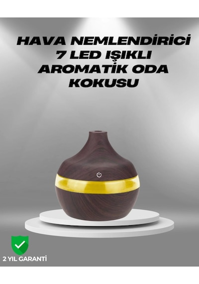 Aromaterapi Uyumlu 300 Ml Led Işıklı Oda Kokusu Difüzörü Çok Renkli 67197782