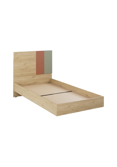 Adore Mobilya Terra Tek Kişilik Karyola-florida Meşe/Karışık Renk 107 x 110 x 205 CM