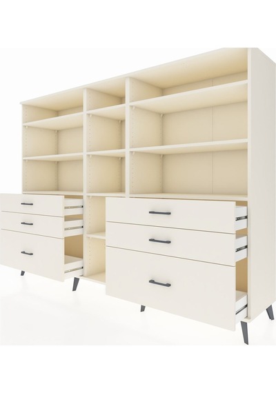 Hyperion Dolap 10 Raflı 6 Çekmeceli 220x44x163 Aytaşı-aytaşı Aytaşı-aytaşı