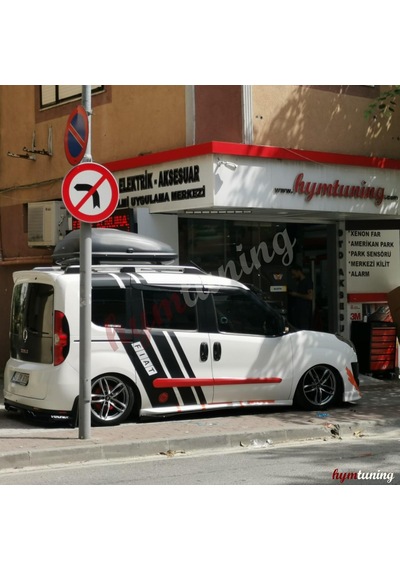 Fiat Doblo 2015 Sonrası Yan Marşpiyel Takımı - Boyasız Abs Plastik