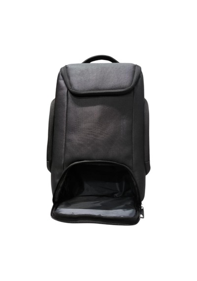17'' İnç Siyah Kumaş Laptop Bilgisayar Seyahat Günlük Okul Unisex Sırt Çantası Siyah - Siyah