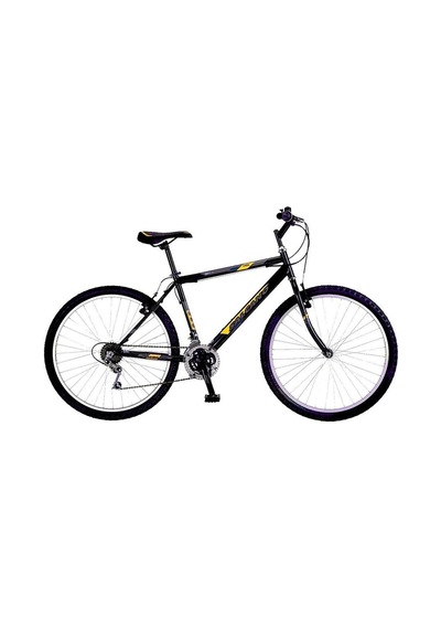 Salcano Excel 24" Jant V Fren 14' Kadro 21 Vites Dağ Bisikleti Siyah Sarı Gri Sarı - Siyah