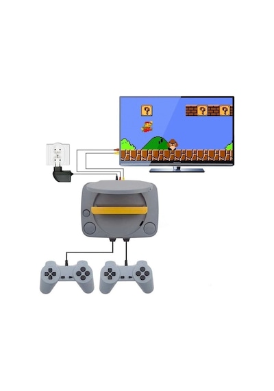 Super 8 Bit Tv Game Yeni Version Retro Televizyon Atarisi Tabanca Tüplü Tv De Çalışır