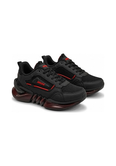 Nitro Max Erkek Casual Ayakkabı Siyah Kırmızı 40-44 521 Sıyah
