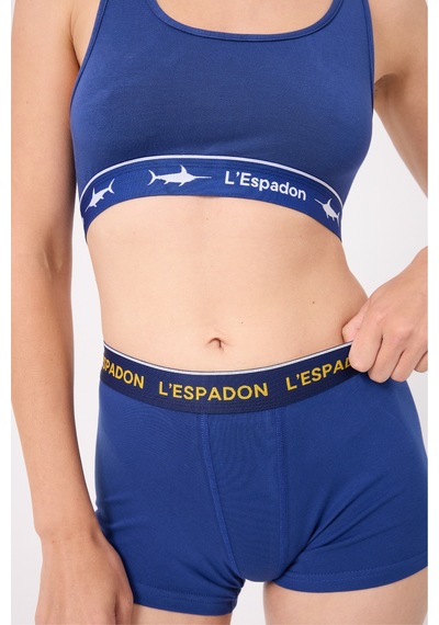 Athleshorts Yüksek Bel Kadın Kısa Şort-3294 Mavi