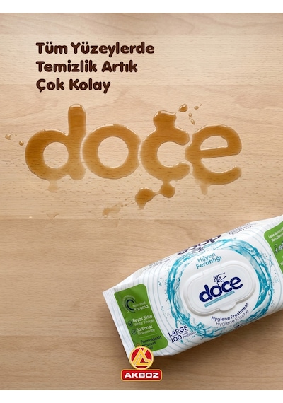 Hijyen Ferahlığı Kokulu Yüzey Temizlik Havlusu 100 Yaprak Pratik Hijyenik Temizlik Mendili Diğer