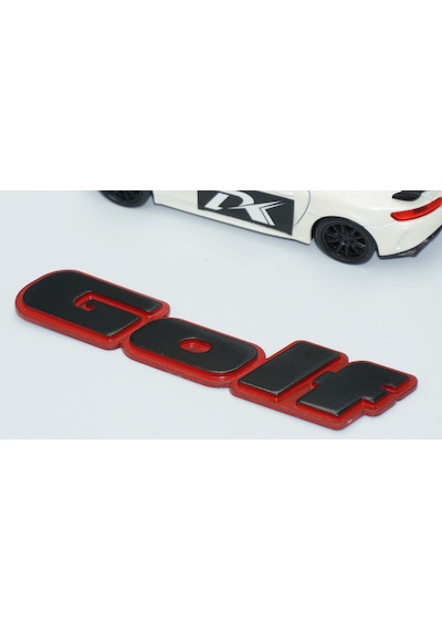 Dk Tuning Golf Mk2 Mk3 Bagaj Siyah Kırmızı Yazı Logo Volkswagen İ