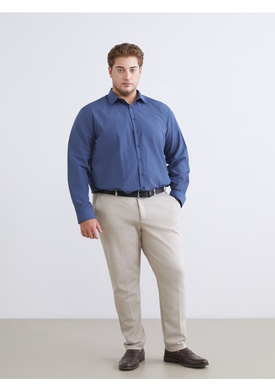 Lcw Busıness Lacivert Regular Fit Uzun Kollu Poplin Erkek Gömlek