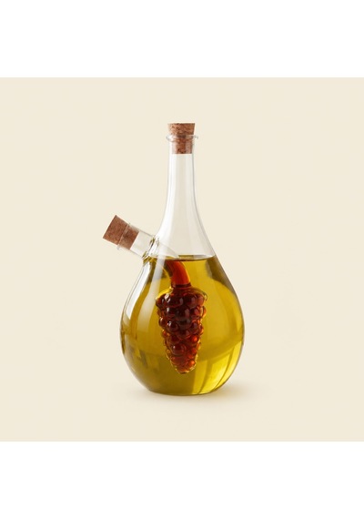 Duo Grape Yağlık Sirkelik - Şeffaf / Açık Kahverengi Çok Renkli