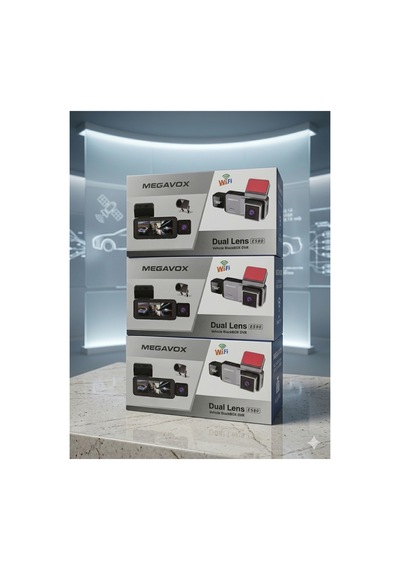 Es-80 3.39" Dvr Araç İçi Kamerası Lcd Ekranlı Gece Görüşlü 3 Kameralı G-sensör 1080p Diğer