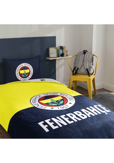 Taç Lisanslı Fenerbahçe Efsane Pamuk Tek Kişilik Nevresim Takımı 000000001000051939 Çok Renkli