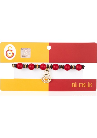 Gsstore Galatasaray Doğal Taş Oniks Bileklik U251236