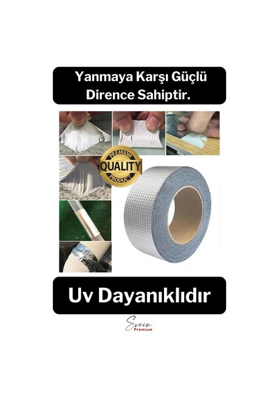 Premium Ekstra Güçlü Sızdırmaz Su Geçirmez Mutfak Lavabo Kenar Tamir Bandı Sakız Bant Çift Taraflı