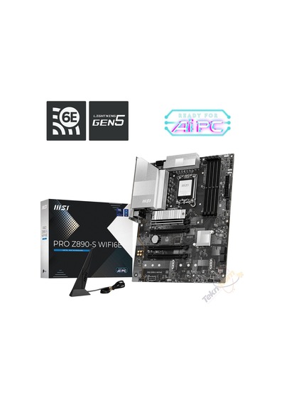 Msı Pro Z890-s Wıfı6e Ddr5 Hdmı-dp Typec Pcıe 5.0 1851p Atx