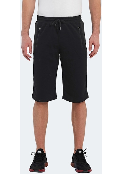 Slazenger NEACEL Erkek Cepli Kapri Siyah Şort