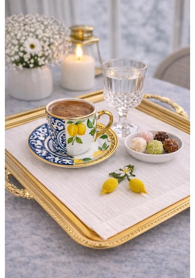 Limon Detaylı Sunum Peçetesi Limonlu