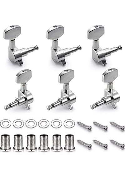 Fluid Mha10 Akustik Gitar Burgusu 3+3 Set + Vida Somun Pul