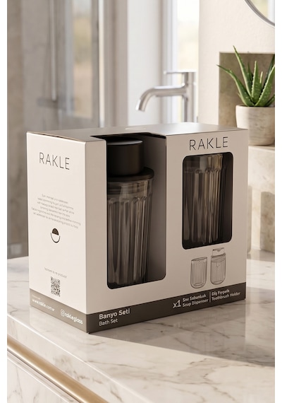 Splendid Banyo Seti Füme 300 Cc Çok Renkli