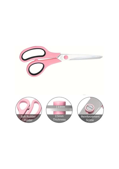 Ark Scıssors 19 Cm Pastel Pembe Makas
