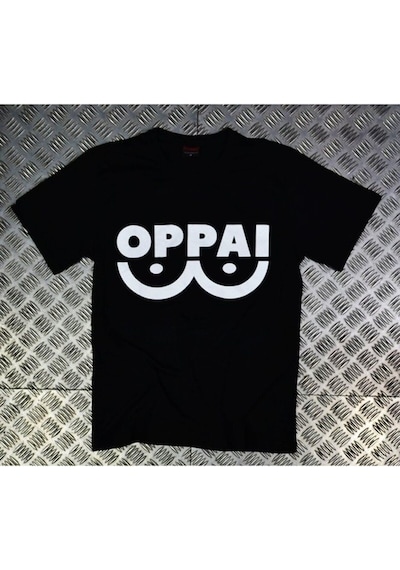 Stoned&Fame Unisex Siyah Oppaı Baskılı T-shirt SIYAH