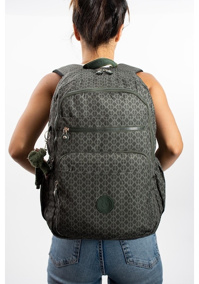 Ultra Hafif Çok Cepli Su Geçirmez Sırt Çantası Unisex Desenli Haki Yeşili Model: 571-1b - Haki