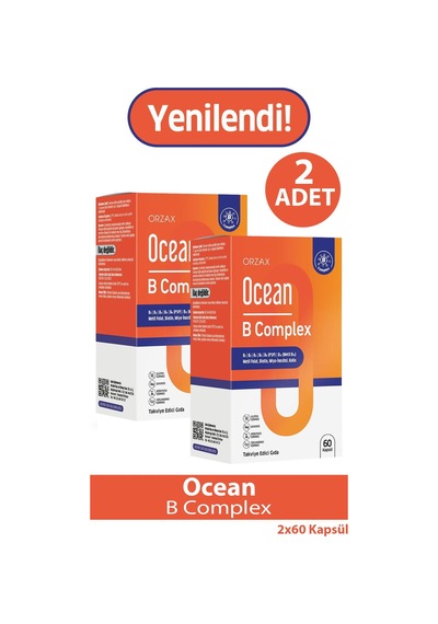 Ocean B Complex 60 Kapsül 2 Adet