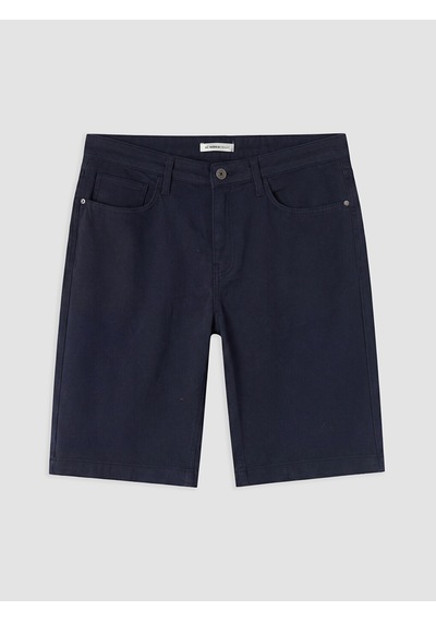 Lcwaıkıkı Classic Lacivert Slim Fit Gabardin Erkek Şort