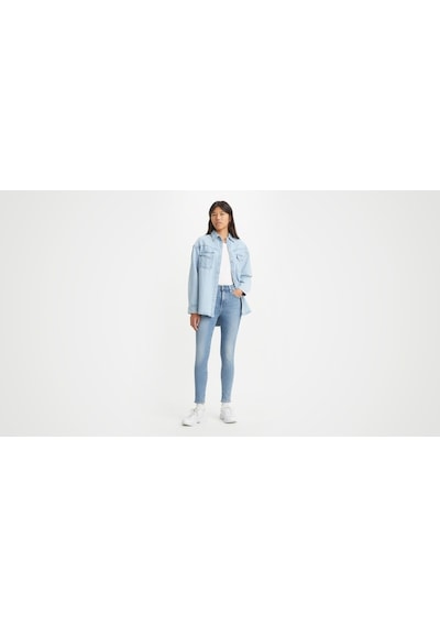 721 High Rise Skinny Kadın Jean Pantolon - Blue Wave Light Açık İndigo
