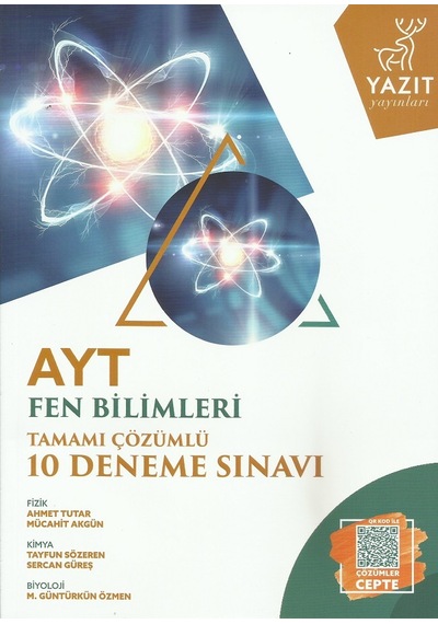 Yazıt Ayt Fen Bilimleri 10 Deneme Sınavı