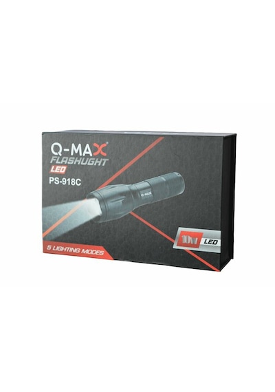 Q-max Ps-918c Şarzlı Zomlu Police El Feneri Açık Gri