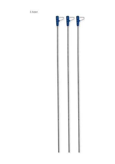 Bahadır Outdoor 70 Cm Balıkçılık Zil Çubuğu 3 Adet - Olta Zili Tutucu Paslanmaz Çelik