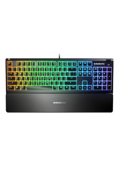 Steelseries Apex 3 USB Kablolu IP32 Suya Dayanıklı RGB Oyuncu Q Klavye