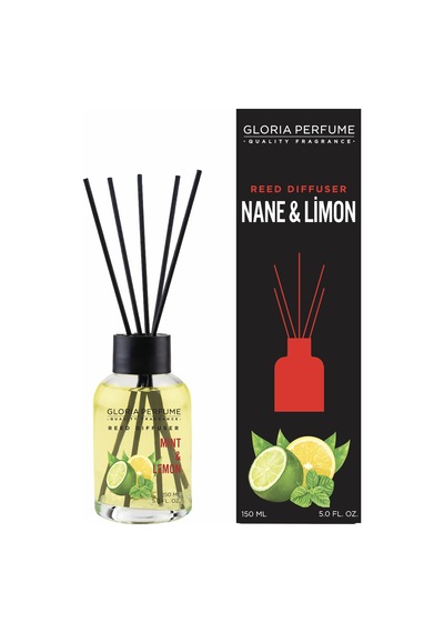 Lemon And Mint Bambu Çubuklu Oda Kokusu 150 Ml Lavanta - Limon - Nane - Okaliptus