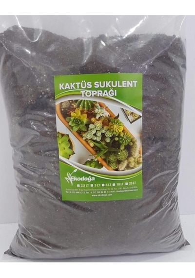 Doğalsan Tarım Kaktüs Sukulent Toprağı 10 Litre - Teraryum Için Uygun Toprak Ithal Torf Toprak Pomza Vermikulit 0