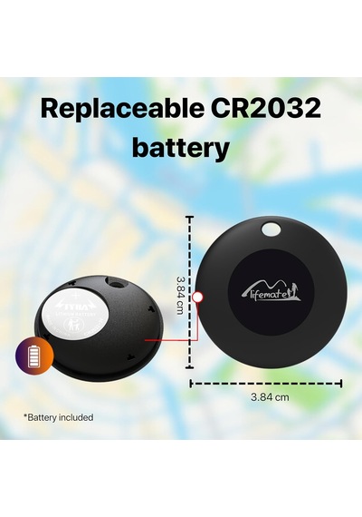 Lexroo Lifetag Aple İle Uyumlu Mfı Lisanslı Smart Tag Akıllı  4'lü Paket- Siyah Standart