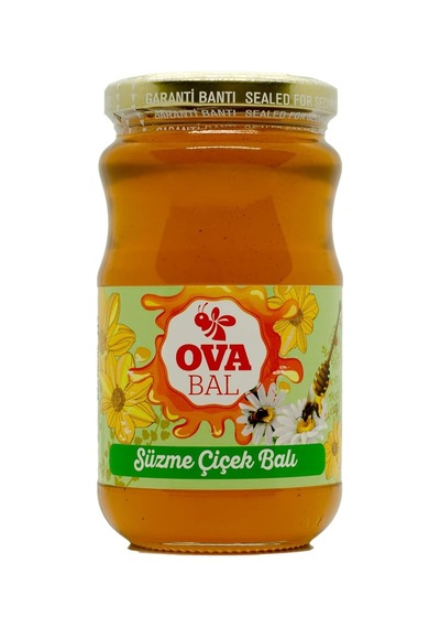Ova Süzme Çiçek Balı%100 Doğal Katkısız 480 Gr