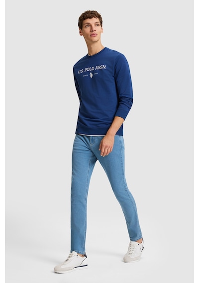 U.S. Polo Assn. Erkek Açık Mavi Slim Fit Jean Pantolon 50325212-dn0003 Lıght Blue C
