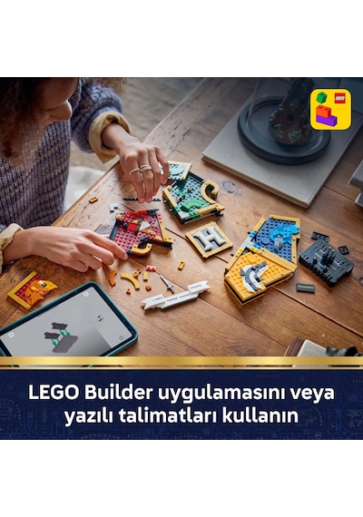 LEGO® Harry Potter™ Hogwarts™ Bina Arması 76462 - 12 Yaş ve Üzeri Çocuklar için Hayvanlar İçeren Oyuncak Yapım Seti (545 Parça)
