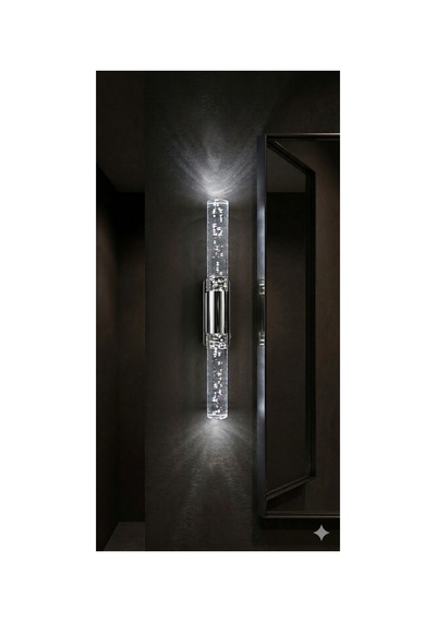 Bubblelight Small 31 Cm Modern Tasarım Led Aplik - Duvar Lambası - Gümüş - Elektrikli - Beyaz Led Gümüş Elektrikli