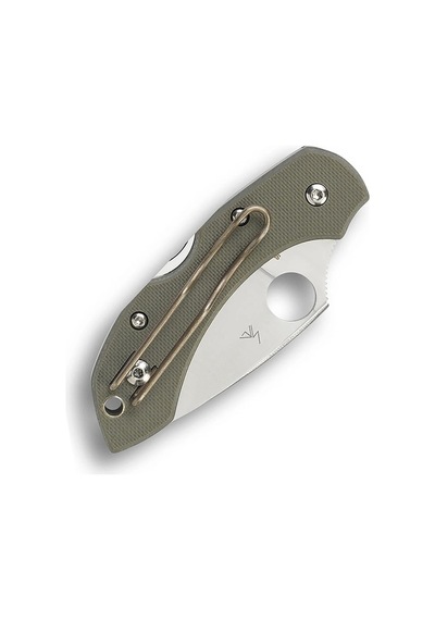 Spyderco Dragonfly Foliage Green G-10 Plainedge Kamp Çakı Yeşil